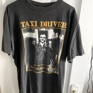 Black Taxi Driver T-shirt XL